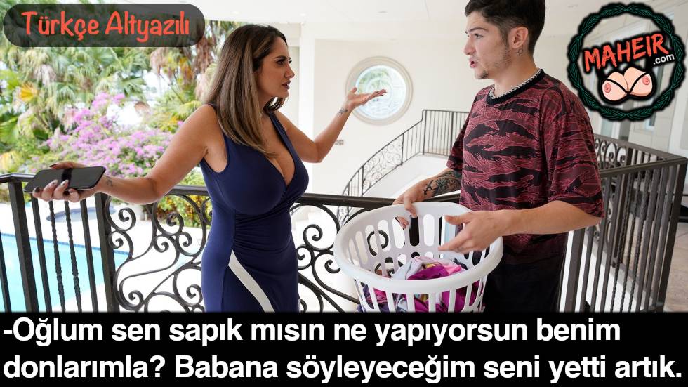 Pis Sapık Anasının Kirli Donlarını Koklarken Yakalanıyor