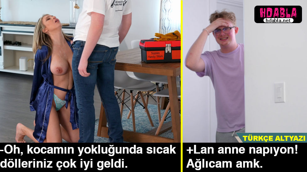 Valideyi eve gelen tamirciye sakso çekerken yakaladım YIKILDIM